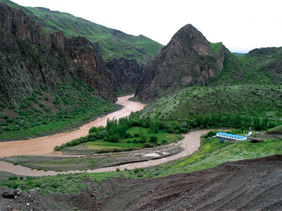 Pirtaghi Dam and Powerplant  in Ghezelozon area